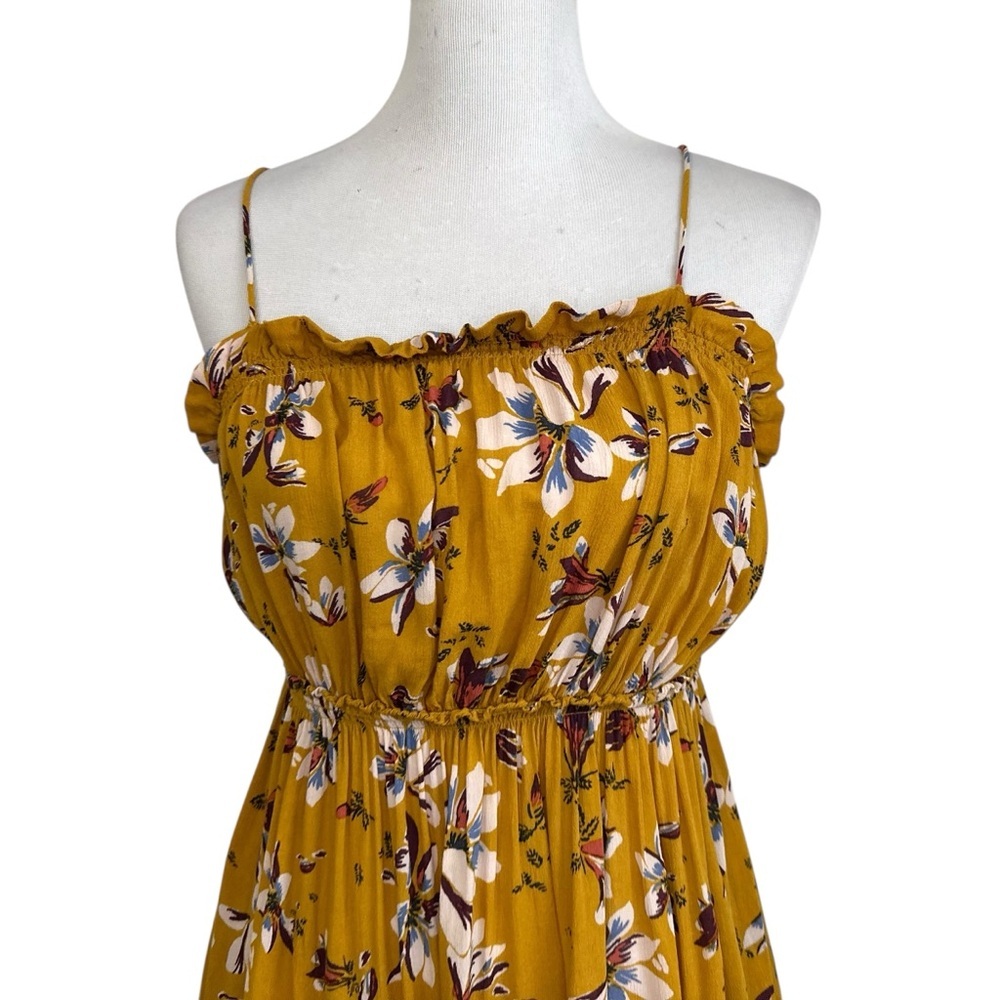 Intimately Free People Womens Jolene Floral Tank Dress Sz Medium Yellow - Picture 6 of 11